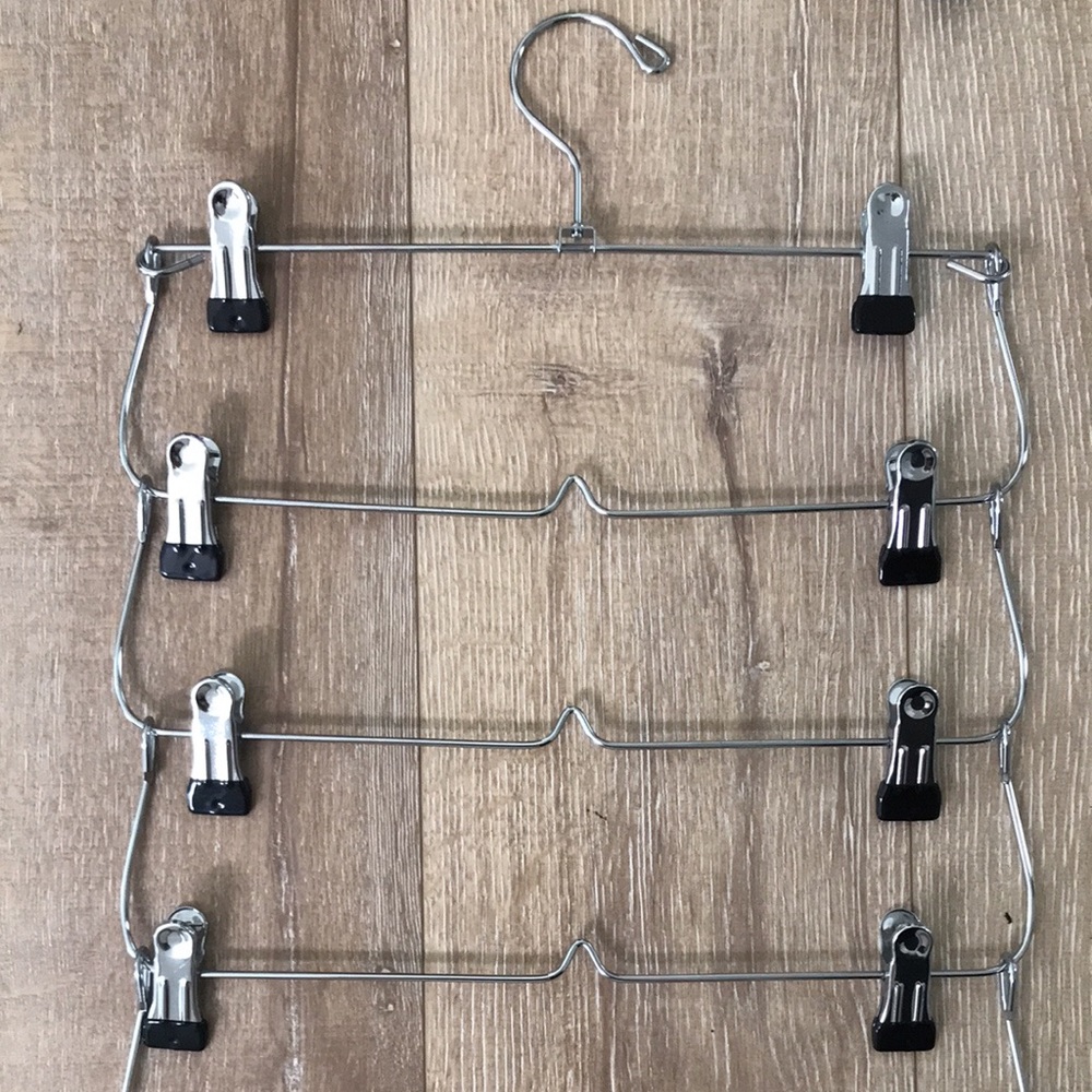 Metal Pants Hangers, multi-tier hangers